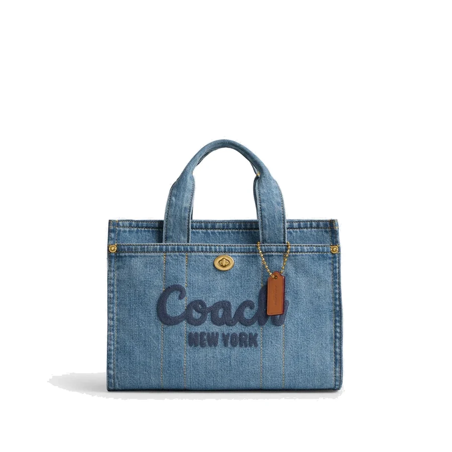 Coach Denim cargo tote