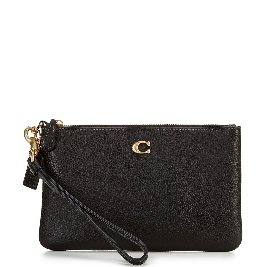 Coach Polished pebble small wristlet