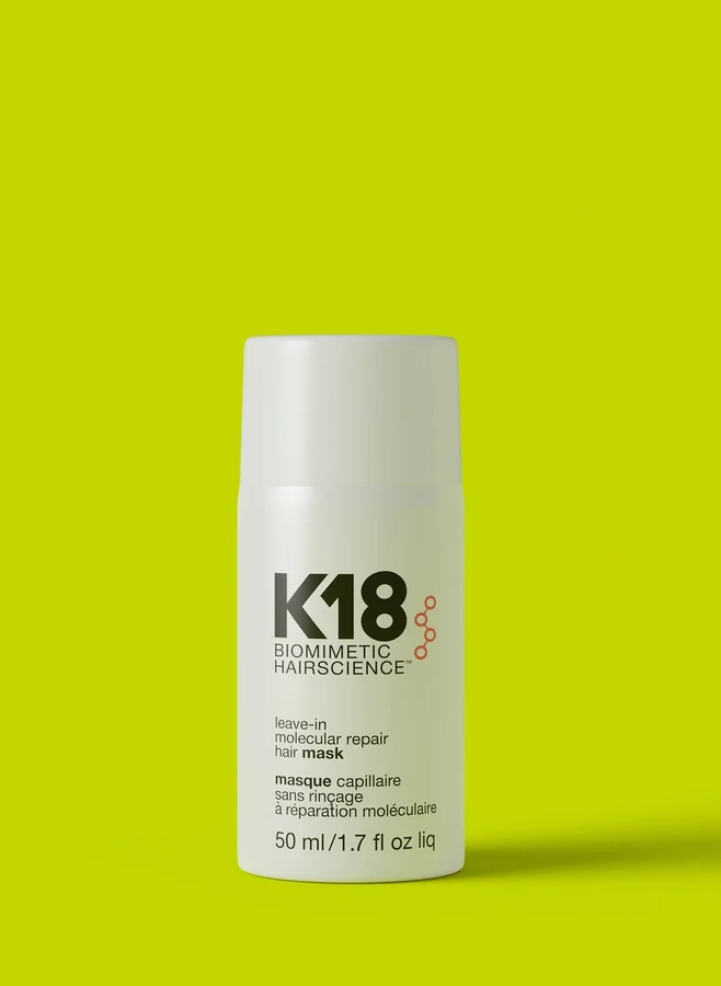 K18 Leave-in molecular repair hair mask, worn