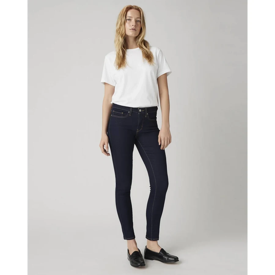 Levi's 311 Shaping Skinny jeans, worn