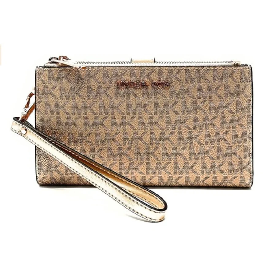 Michael Kors Jet Set double-zip wristlet