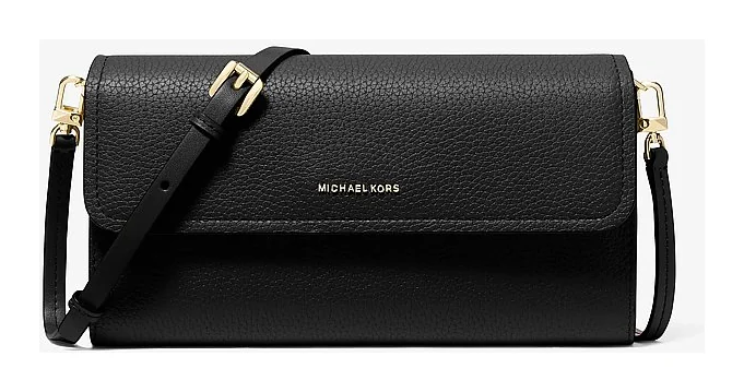 Michael Kors Jet Set small phone crossbody, black
