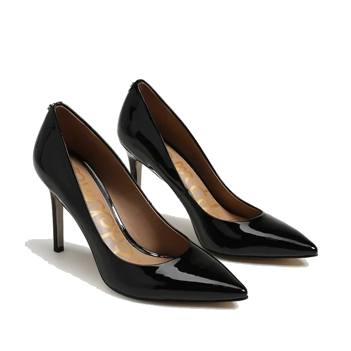 Sam Edelman Hazel pointed-toe pump, black patent