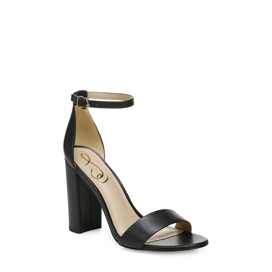 Sam Edelman Yaro ankle-strap block heel, black